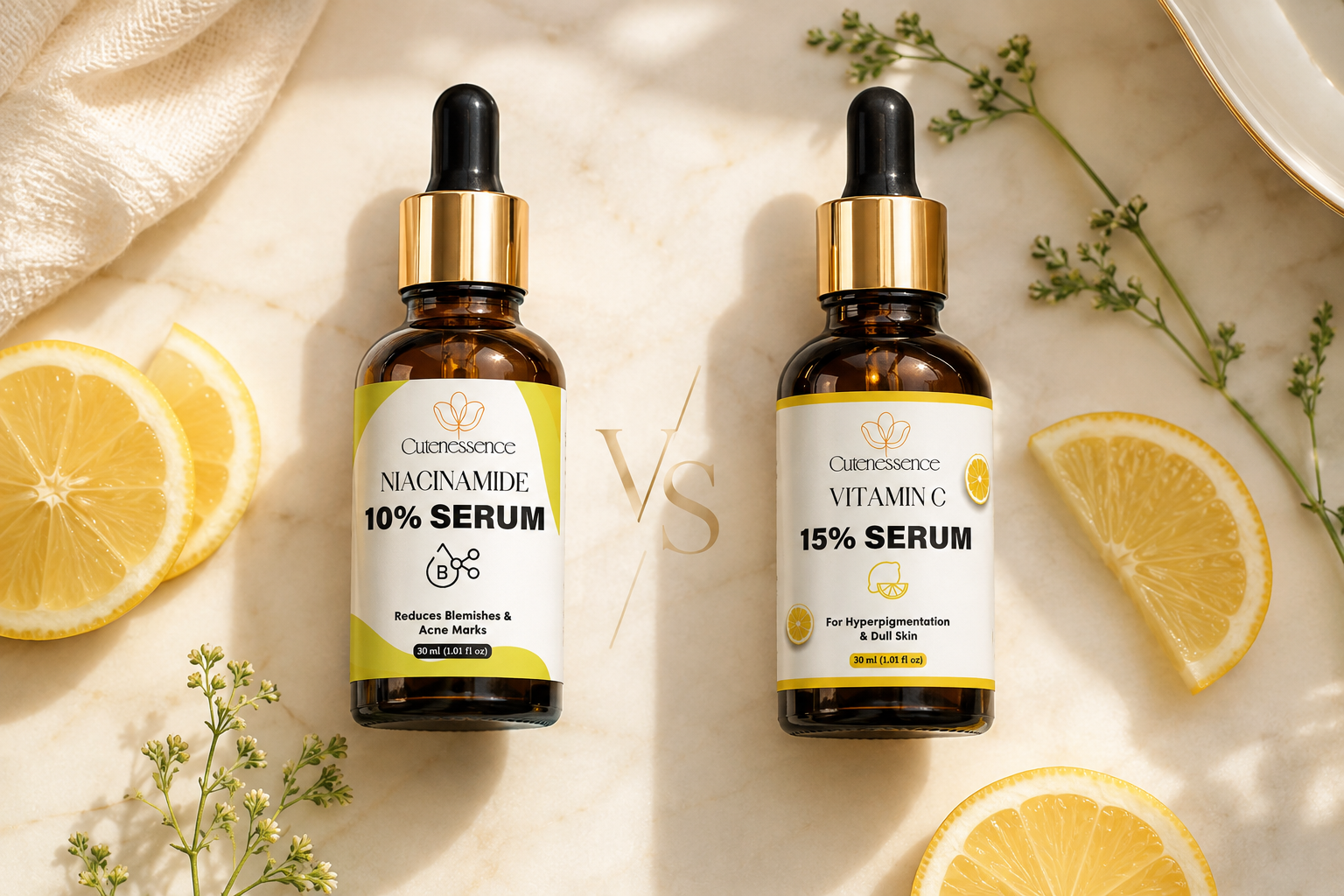 Niacinamide vs Vitamin C — Which First?